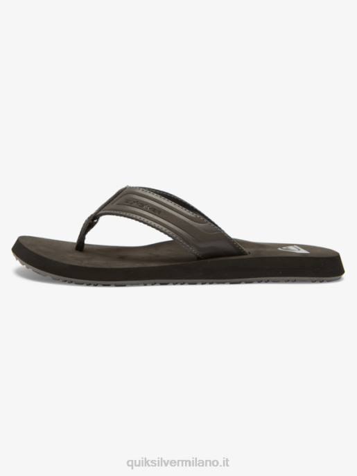 esso Quiksilver uomini sandali con nucleo a chiave inglese grigio 1 HTZR974