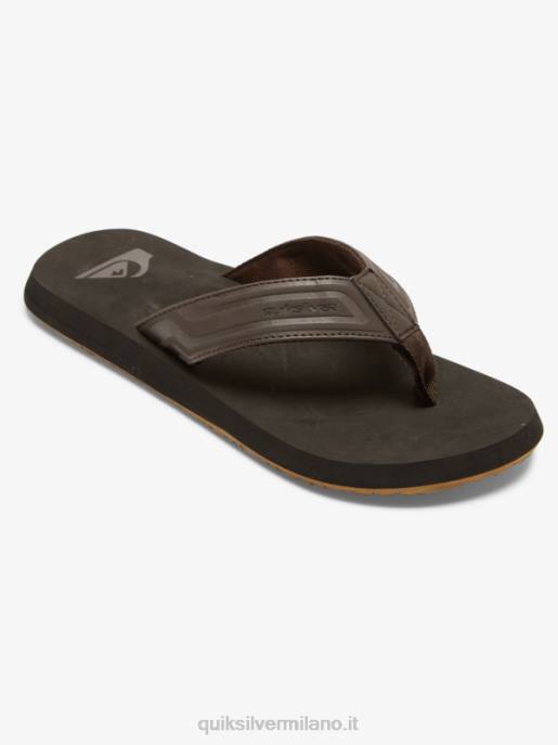 esso Quiksilver uomini sandali con nucleo a chiave inglese marrone 1 HTZR972