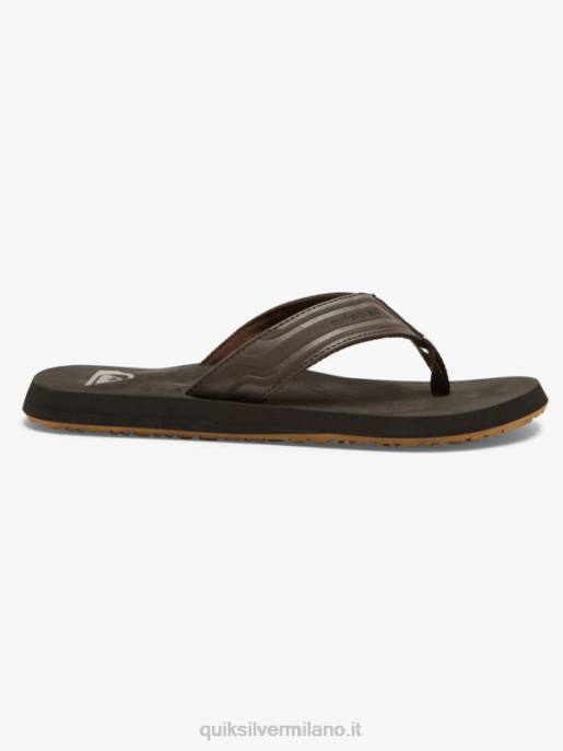 esso Quiksilver uomini sandali con nucleo a chiave inglese marrone 1 HTZR972
