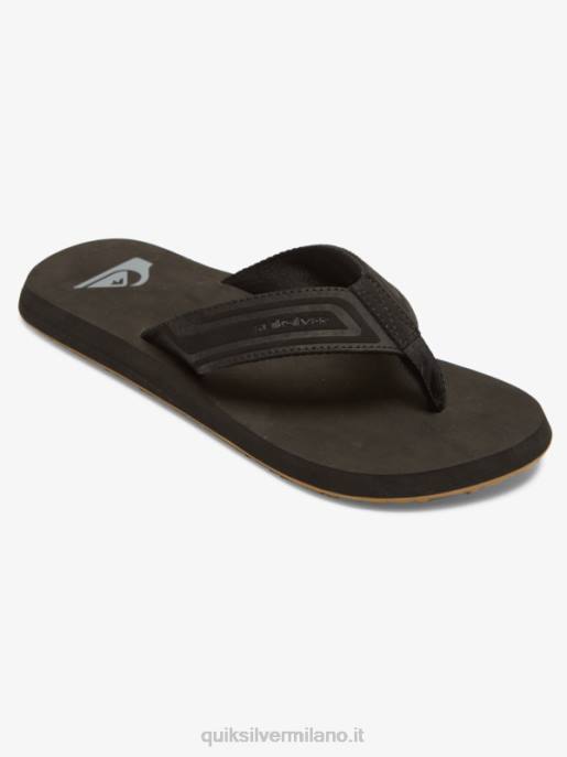 esso Quiksilver uomini sandali con nucleo a chiave inglese nero HTZR971