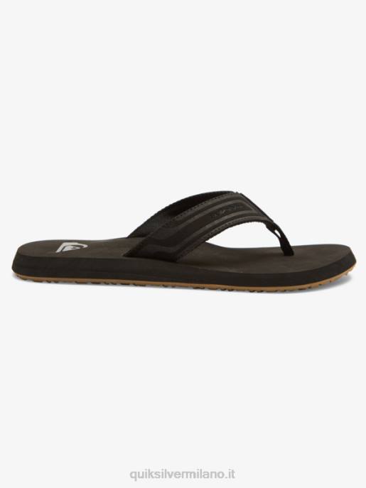 esso Quiksilver uomini sandali con nucleo a chiave inglese nero HTZR971