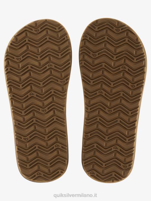 esso Quiksilver uomini sandali con nucleo a chiave inglese nero HTZR971