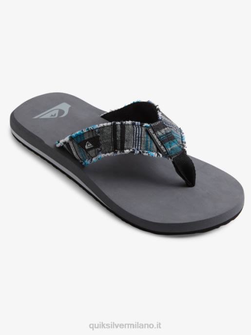 esso Quiksilver uomini sandali dell'abisso delle scimmie grigio 3 HTZR1293