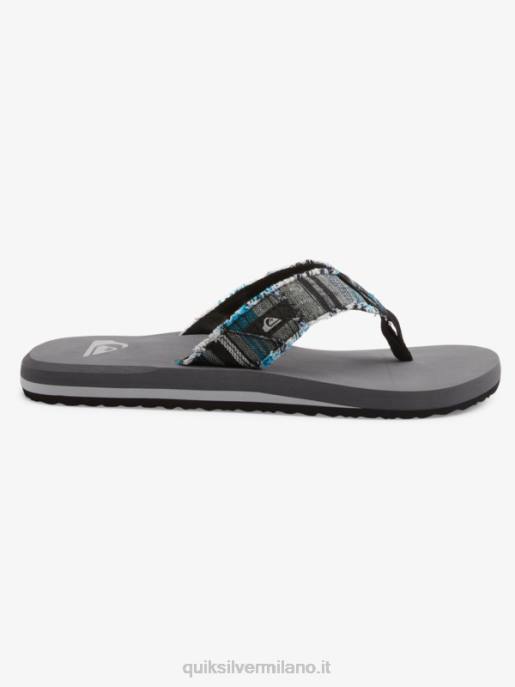 esso Quiksilver uomini sandali dell\'abisso delle scimmie grigio 3 HTZR1293