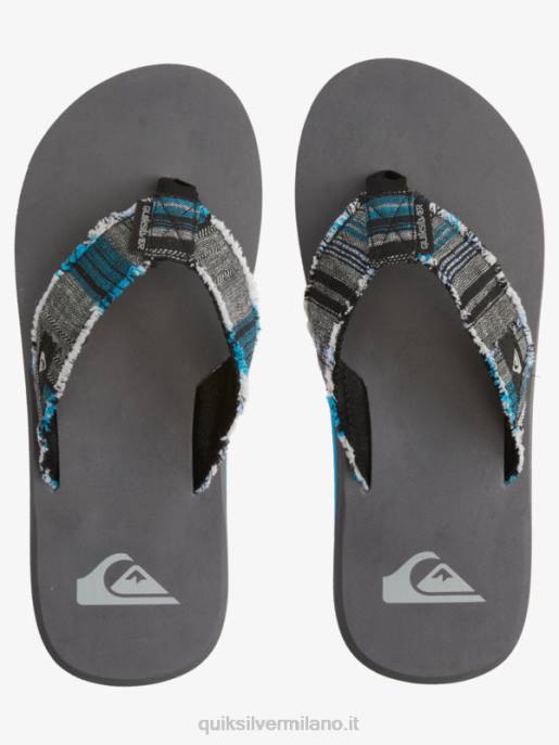 esso Quiksilver uomini sandali dell\'abisso delle scimmie grigio 3 HTZR1293