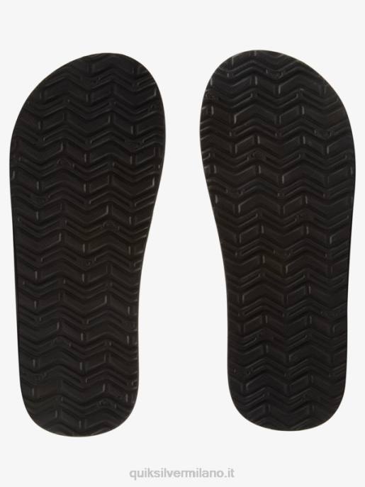 esso Quiksilver uomini sandali dell\'abisso delle scimmie verde/nero/marrone HTZR1292