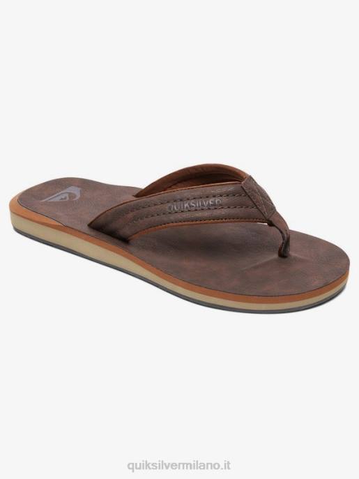 esso Quiksilver uomini sandali in nabuk carver demitasse - solido HTZR919