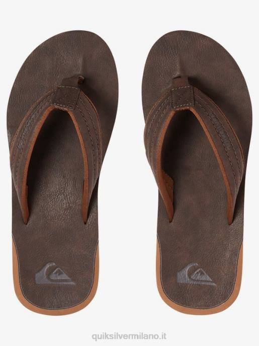 esso Quiksilver uomini sandali in nabuk carver demitasse - solido HTZR919