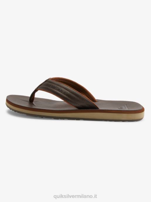 esso Quiksilver uomini sandali in nabuk carver demitasse - solido HTZR919