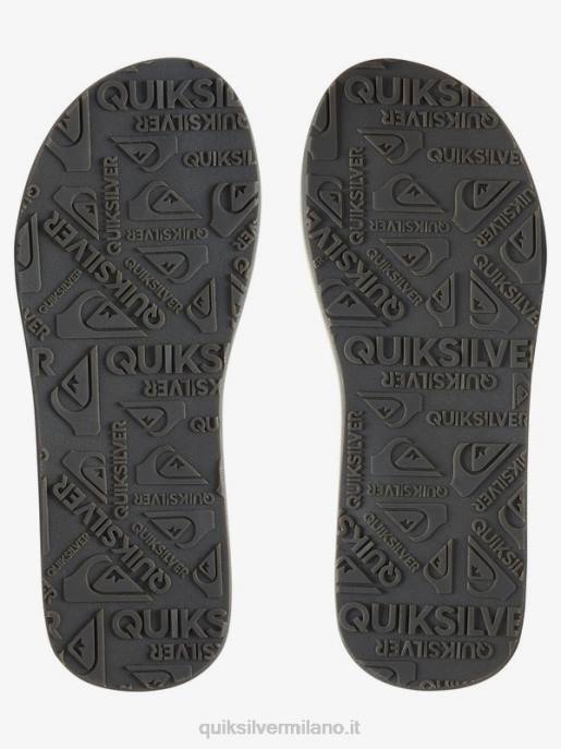 esso Quiksilver uomini sandali in nabuk carver demitasse - solido HTZR919