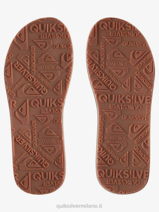 esso Quiksilver uomini sandali in nabuk carver nero solido HTZR913
