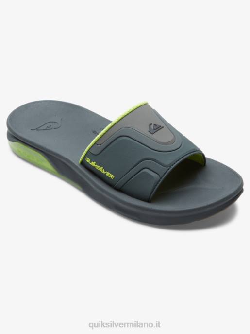 esso Quiksilver uomini sandali infradito per il recupero matodico grigio 1 HTZR1258