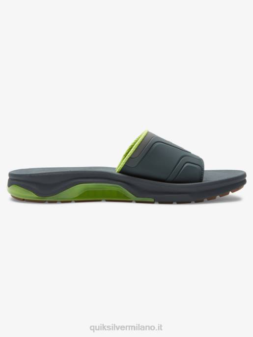esso Quiksilver uomini sandali infradito per il recupero matodico grigio 1 HTZR1258