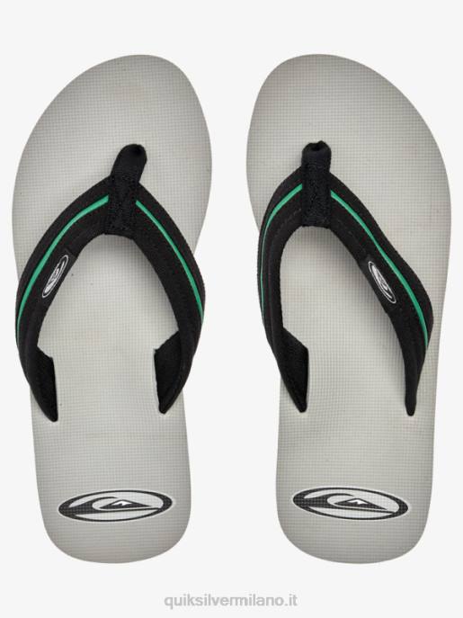 esso Quiksilver uomini sandali molokai layback saturno grigio 1 HTZR1294