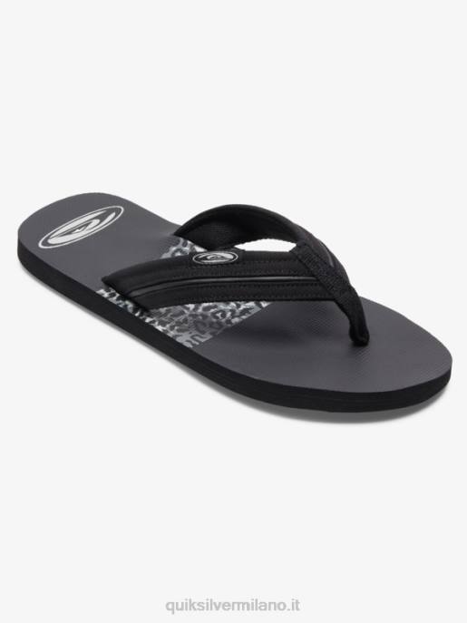 esso Quiksilver uomini sandali molokai layback saturno nero HTZR1295