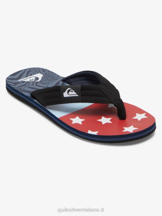 esso Quiksilver uomini sandali molokai rilassati blu 1 HTZR497