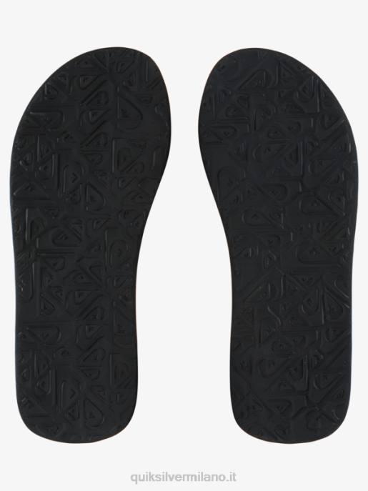esso Quiksilver uomini sandali molokai rilassati nero/blu/rosa HTZR501