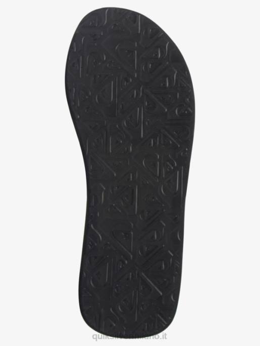 esso Quiksilver uomini sandali molokai rilassati nero/rosa/blu HTZR495