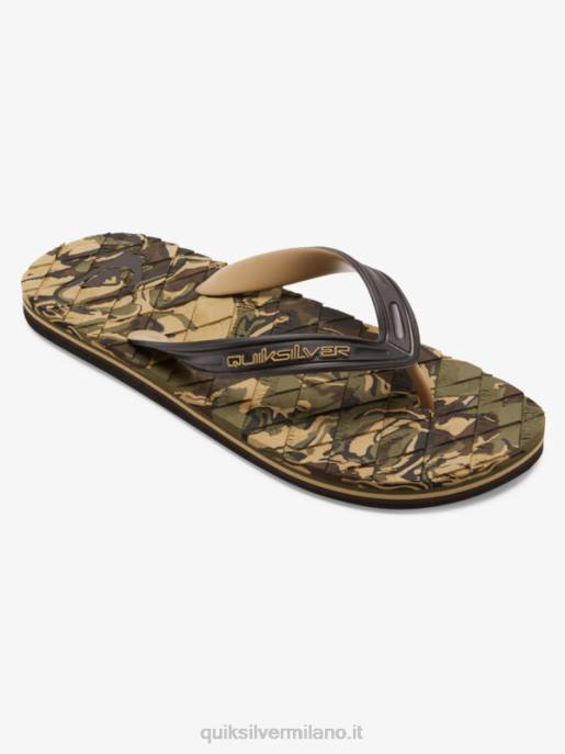 esso Quiksilver uomini sandali oahuey verde 2 HTZR746