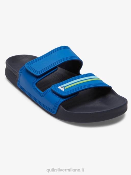 esso Quiksilver uomini sandali rivi doppia regolazione blu 1 HTZR1077
