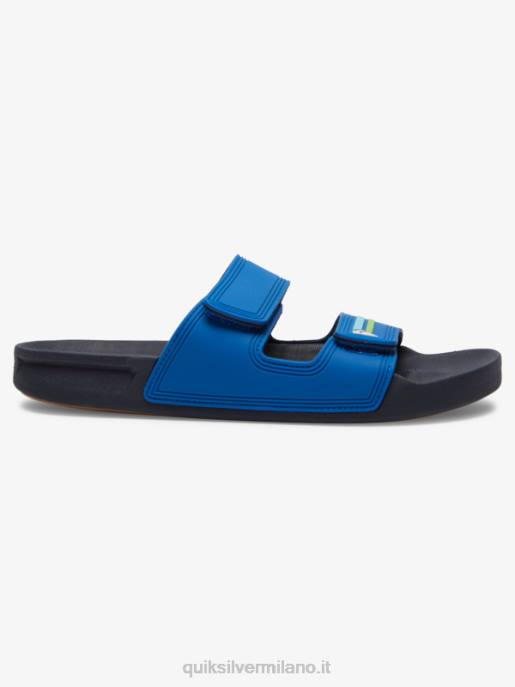 esso Quiksilver uomini sandali rivi doppia regolazione blu 1 HTZR1077