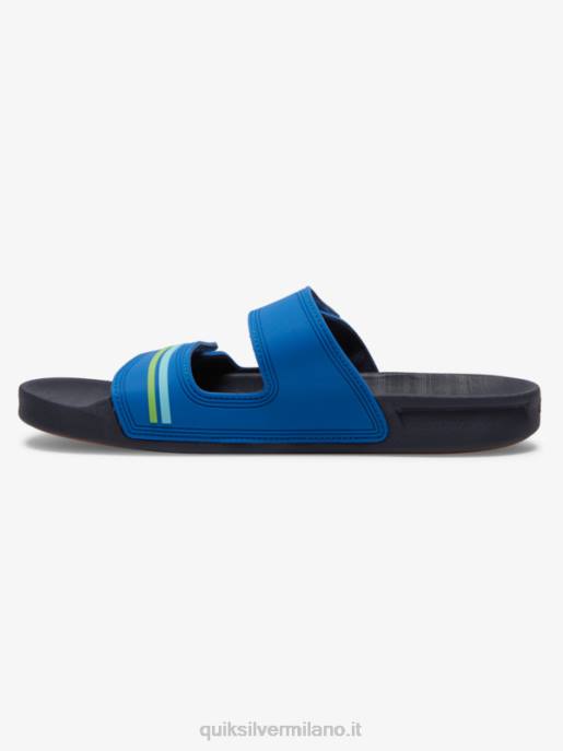 esso Quiksilver uomini sandali rivi doppia regolazione blu 1 HTZR1077