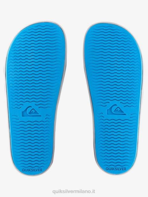 esso Quiksilver uomini sandali rivi doppia regolazione grigio/blu HTZR1079