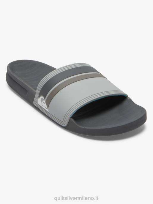 esso Quiksilver uomini sandali rivi slide slider grigio 2 HTZR762
