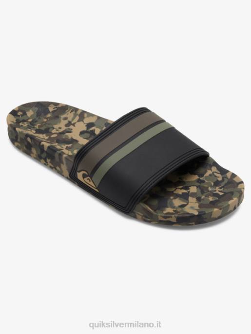 esso Quiksilver uomini sandali rivi slide slider verde 2 HTZR761