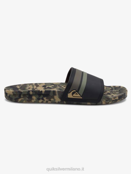 esso Quiksilver uomini sandali rivi slide slider verde 2 HTZR761