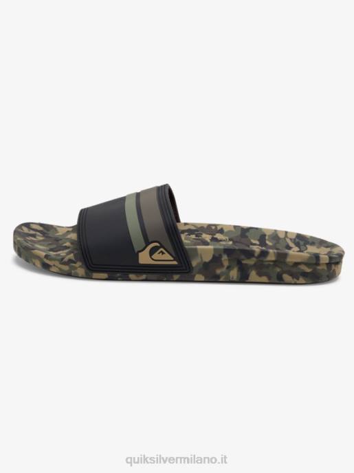 esso Quiksilver uomini sandali rivi slide slider verde 2 HTZR761