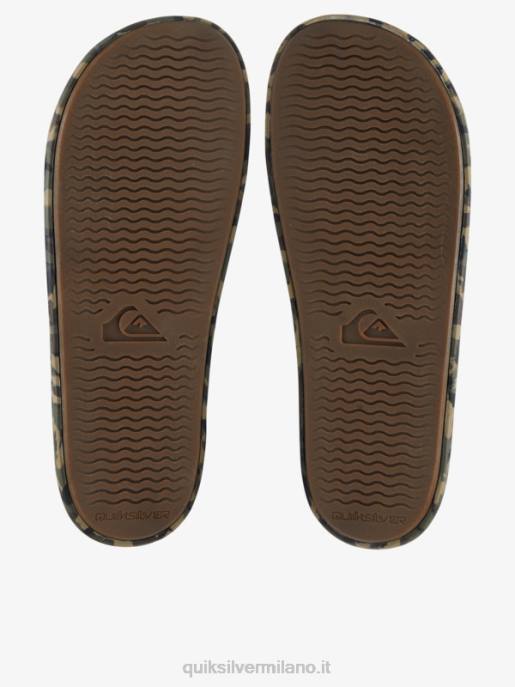 esso Quiksilver uomini sandali rivi slide slider verde 2 HTZR761