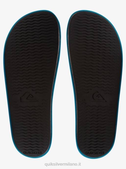 esso Quiksilver uomini sandali slide slider rivi blu 1 HTZR692