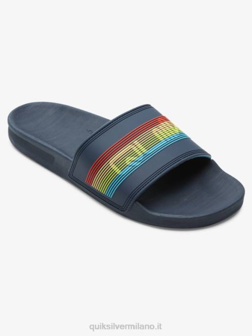 esso Quiksilver uomini sandali slide slider rivi blu 3 HTZR688