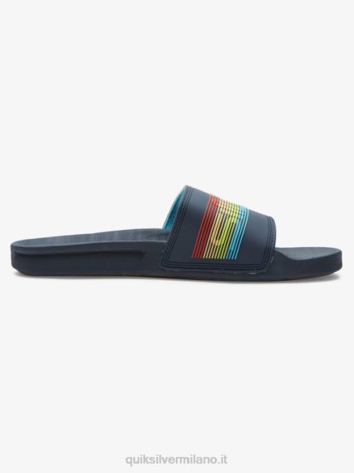 esso Quiksilver uomini sandali slide slider rivi blu 3 HTZR688