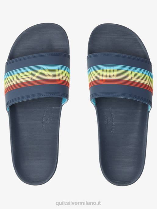 esso Quiksilver uomini sandali slide slider rivi blu 3 HTZR688