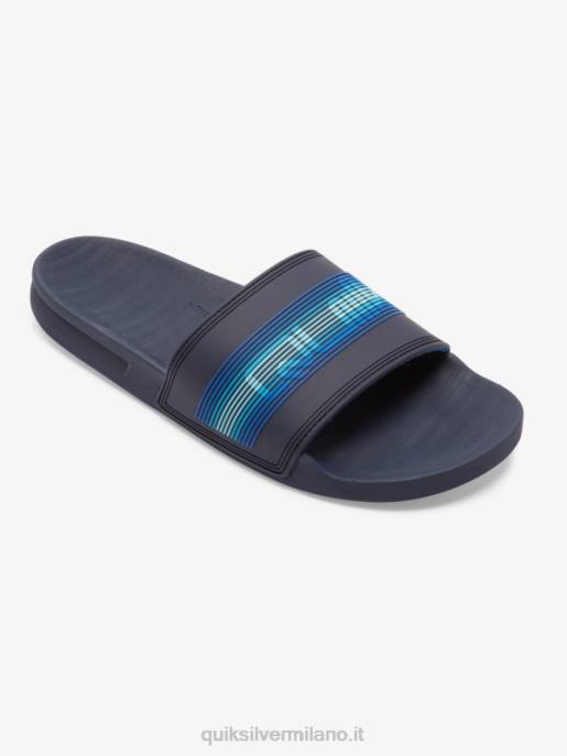 esso Quiksilver uomini sandali slide slider rivi blu 5 HTZR684