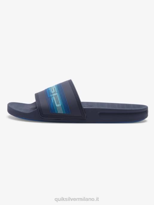 esso Quiksilver uomini sandali slide slider rivi blu 5 HTZR684