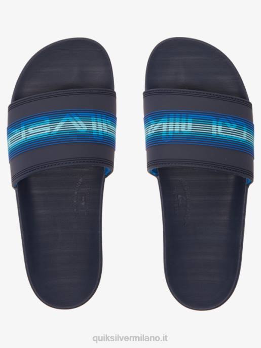 esso Quiksilver uomini sandali slide slider rivi blu 5 HTZR684