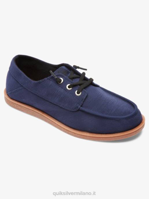 esso Quiksilver uomini scarpe dragate dal porto blu/marrone HTZR1885