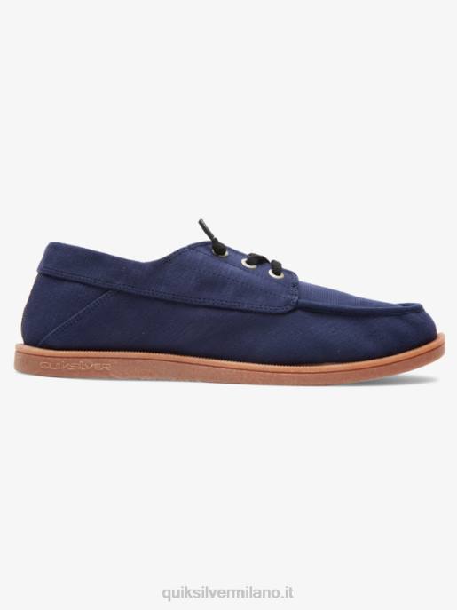 esso Quiksilver uomini scarpe dragate dal porto blu/marrone HTZR1885