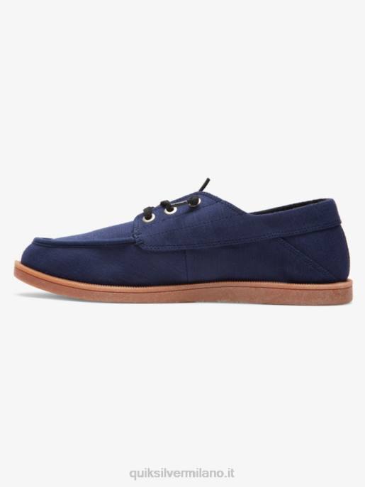esso Quiksilver uomini scarpe dragate dal porto blu/marrone HTZR1885
