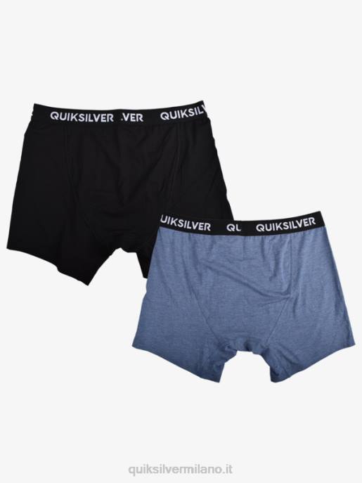 esso Quiksilver uomini core boxer super morbidi confezione da 2 erica denim HTZR1825