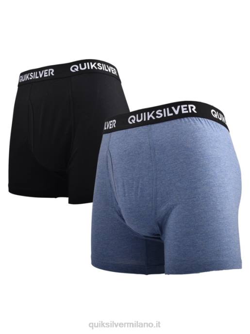 esso Quiksilver uomini core boxer super morbidi confezione da 2 erica denim HTZR1825