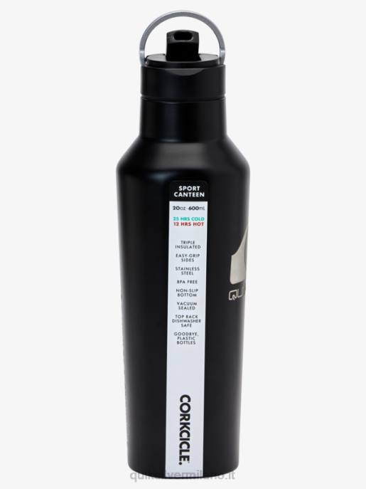 esso Quiksilver x Corkcicle uomini bottiglia d\'acqua nero HTZR1181