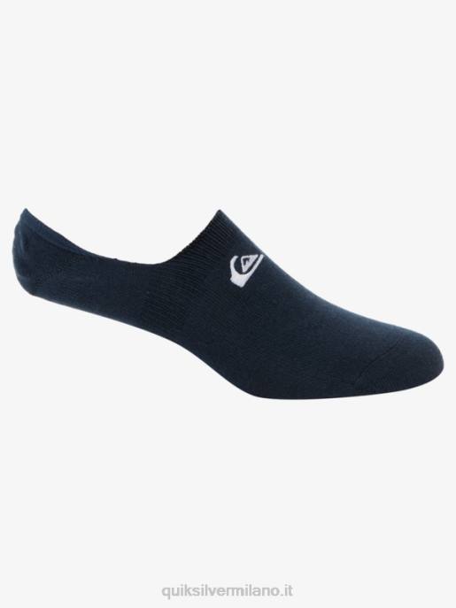 esso Quiksilver uomini 3 paia di calzini antiscivolo giacca blu chiaro/navy HTZR778