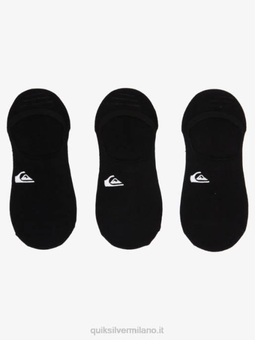 esso Quiksilver uomini 3 paia di calzini antiscivolo nero HTZR777
