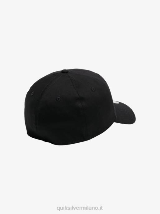 esso Quiksilver uomini cappellino da montagna ï¼† wave elasticizzato nero HTZR1680
