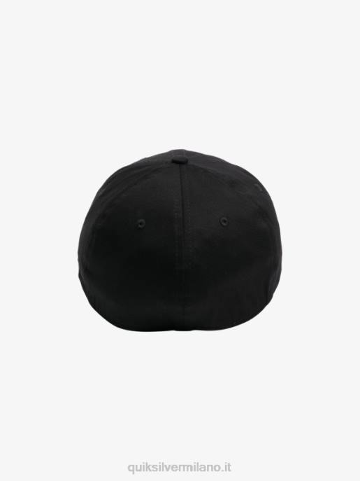 esso Quiksilver uomini cappellino da montagna ï¼† wave elasticizzato nero HTZR1680
