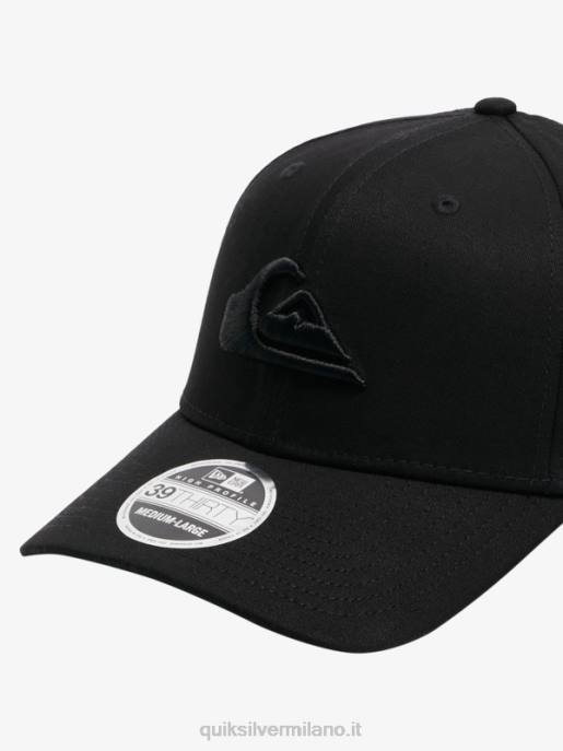 esso Quiksilver uomini cappellino da montagna ï¼† wave elasticizzato nero HTZR1680
